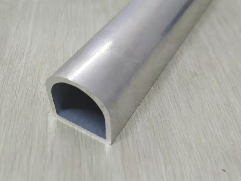 上海铝型材厂家定制半圆形铝合金型材 非标铝管生产