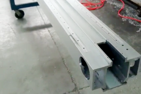 铝型材CNC深加工产品 UV打印机大梁  6米长铝合金横梁加工